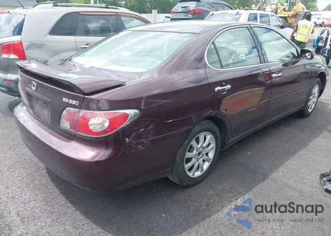 2004 Lexus Es 330 из США, поврежденный, VIN JTHBA30G245035134